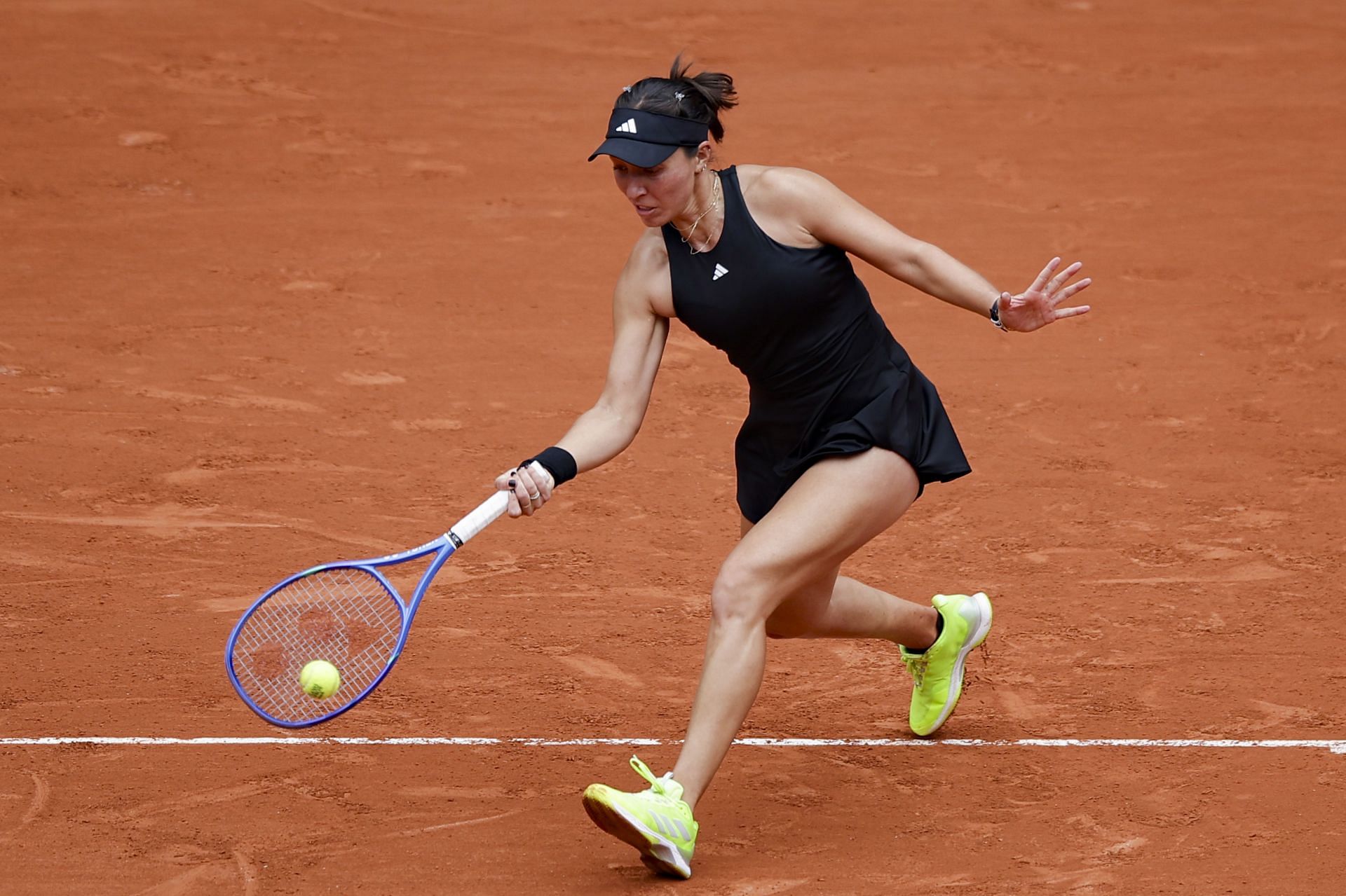 Pegula in action at the 2025 French Open - Day Seven - Source: Getty